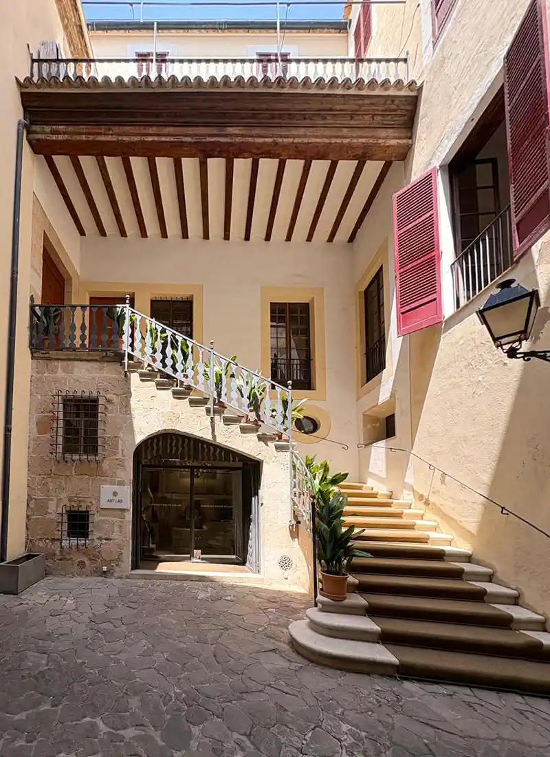 Eingang Art Lab Gallery GB Palma