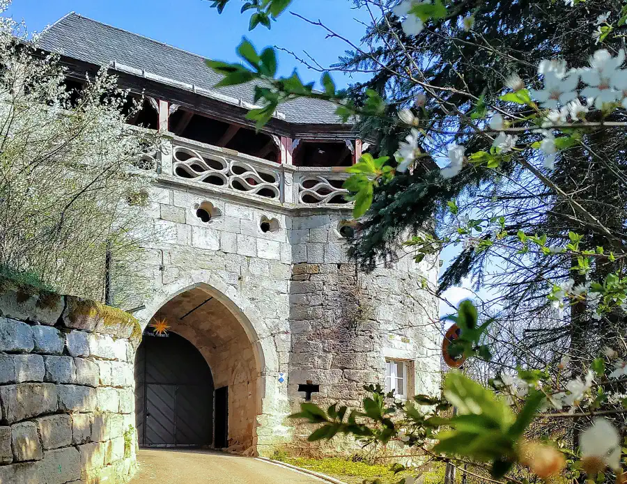 Burg Theisenort in Oberfranken, Eingangsportal