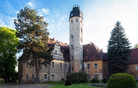 Schieritz, Schloßberg - Schloss Schieritz, Landkreis Meißen