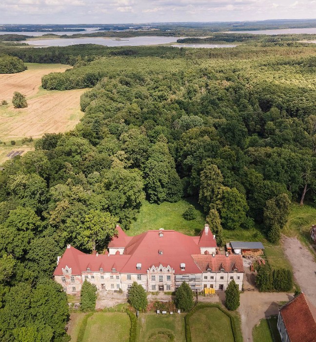 Kasteel Steinort in Warmia-Masurië, Sztynort