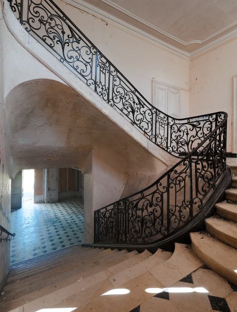  - Barockschloss in der Normandie: Treppenhaus
