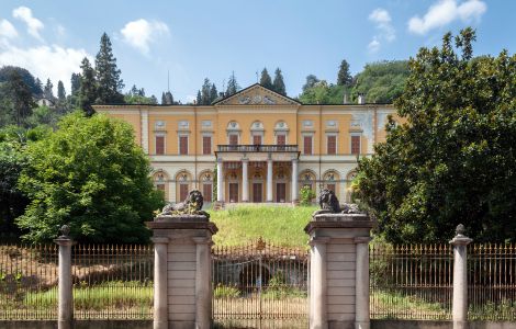 Meina, Via Sempione - Palæer ved Maggioresøen: Villa Fraggiana i Meina