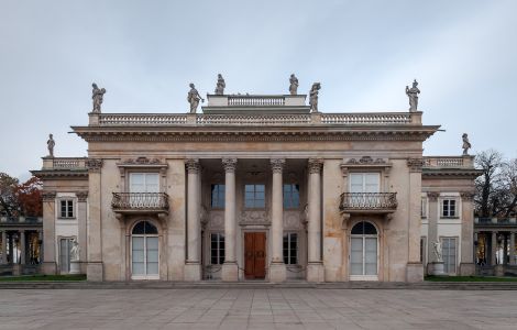 Warszawa, Łazienki-Park - Łazienki-Palast Hauptansicht