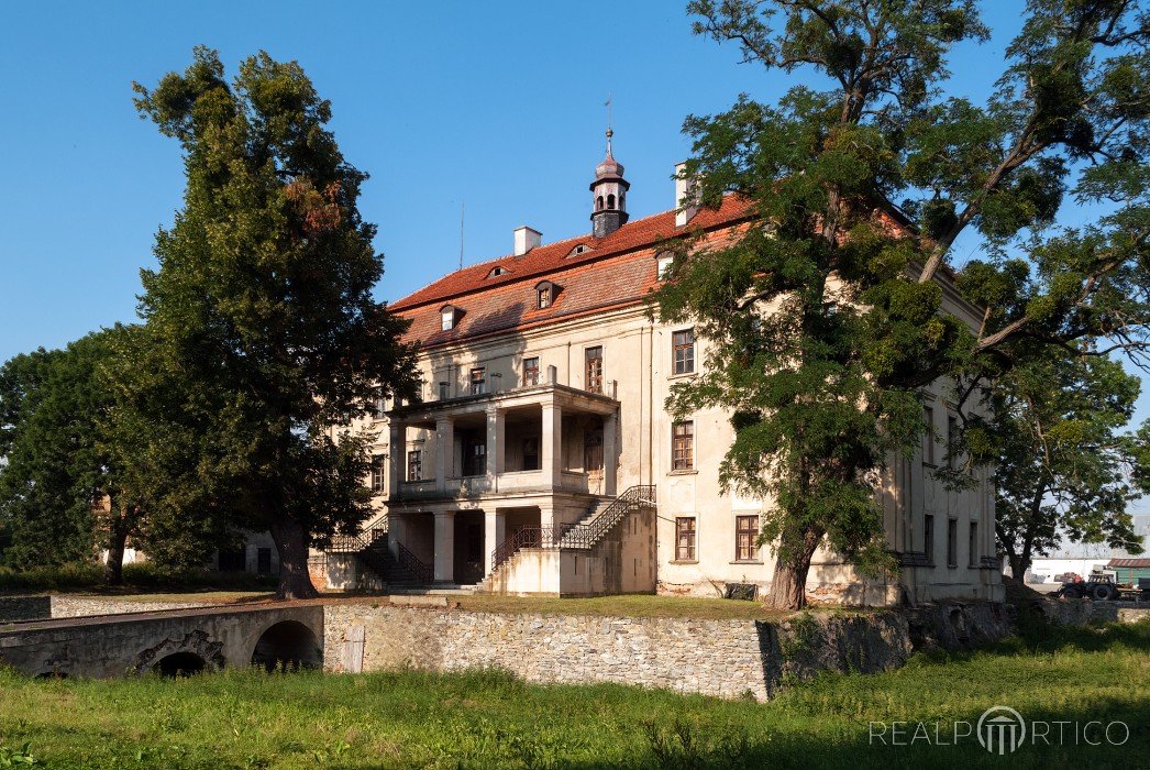 Palast in Sokolniki (Wättrisch), Niederschlesien, Sokolniki