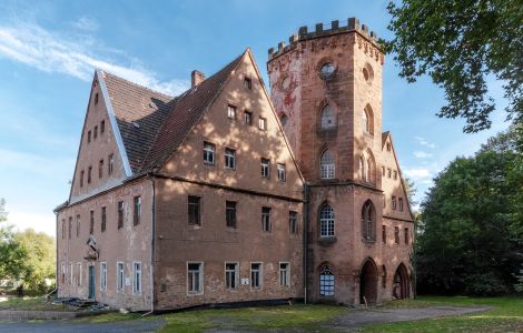 Altenburg, Lindenweg - Schloss Poschwitz (Altenburg)