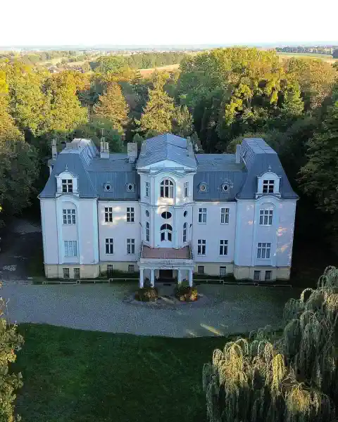 Neorenaissance-Schloss in Schlesien
