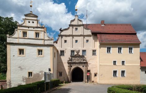 Sonnewalde, Schloßstraße - Schloss Sonnewalde - Landkreis Elbe-Elster, Brandenburg (in Teilen erhalten)