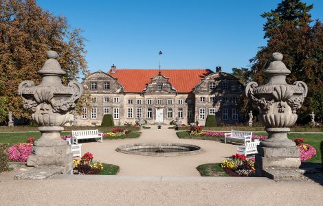 Blankenburg (Harz), Kleines Schloss - Schlossgarten in Blankenburg: Kleines Schloss