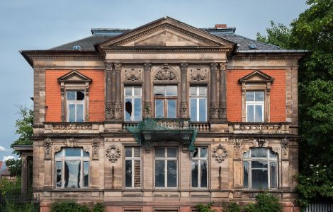 Mühlhausen/Thüringen, Kiliansgraben - Wohnhaus des Fabrikanten Ernst Claes (Claes & Flentje Feinmechanik) in Mühlhausen/Thüringen