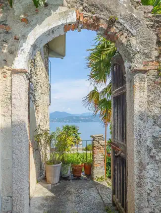 Ehemaliges Frantoio mit Seeblick in Germignaga am Lago Maggiore, Germignaga, Lombardei