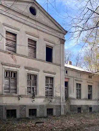 Kępica - Neoklassizistisches Gutshaus in Westpommern nahe der Ostsee, Kępica, Westpommern