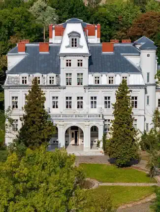 Palais Malina – neorenaissancestil herregård, Malina, województwo łódzkie