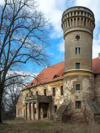 Slot i Polen - hotelkoncept med projektplan, Osetno, województwo dolnośląskie
